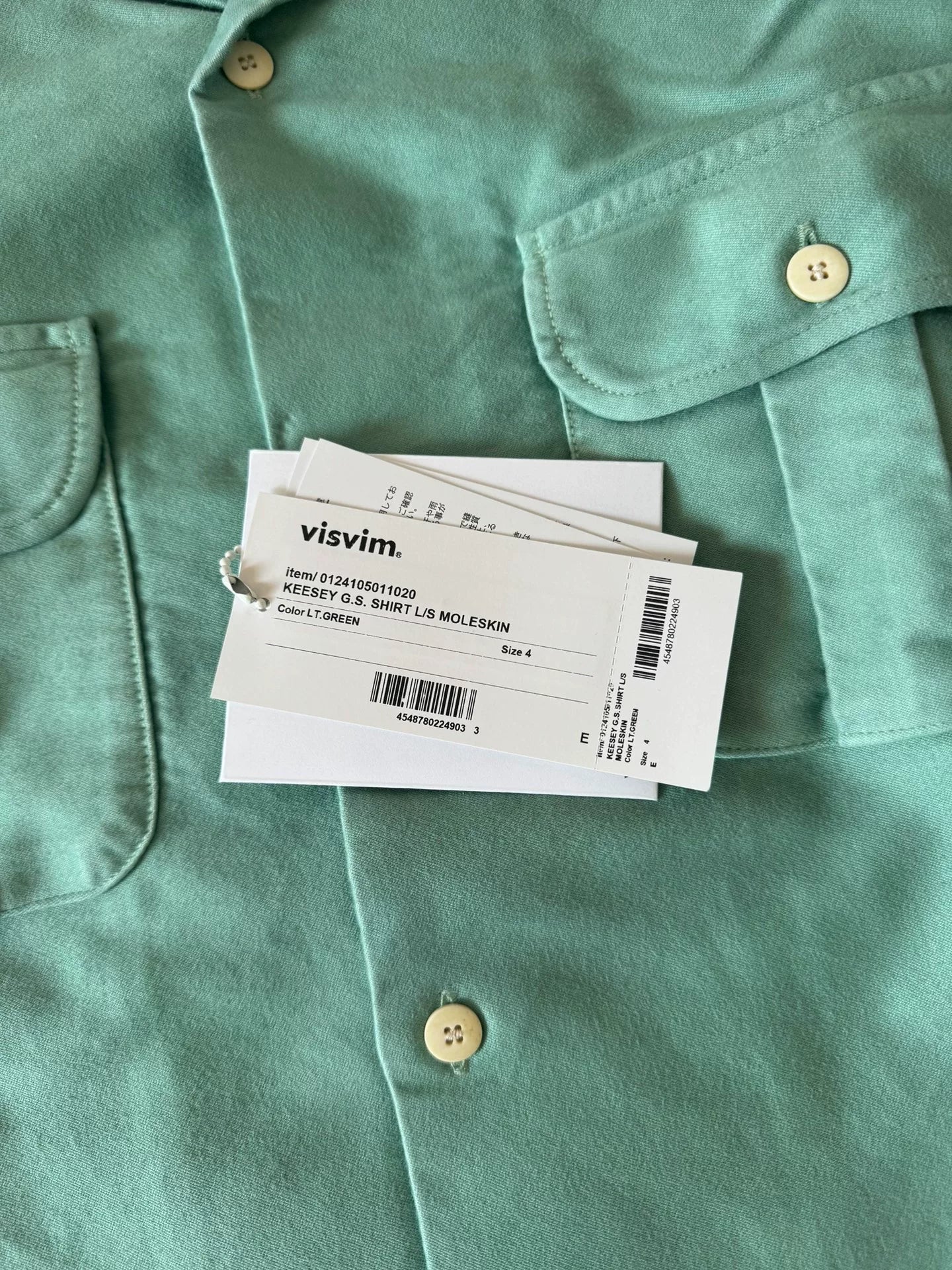 VISVIM 24SS Keesey G.S. Moleskin Shirt