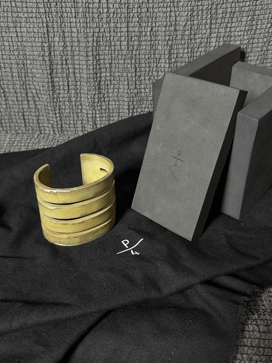 acid silver hollow bracelet by parts of four