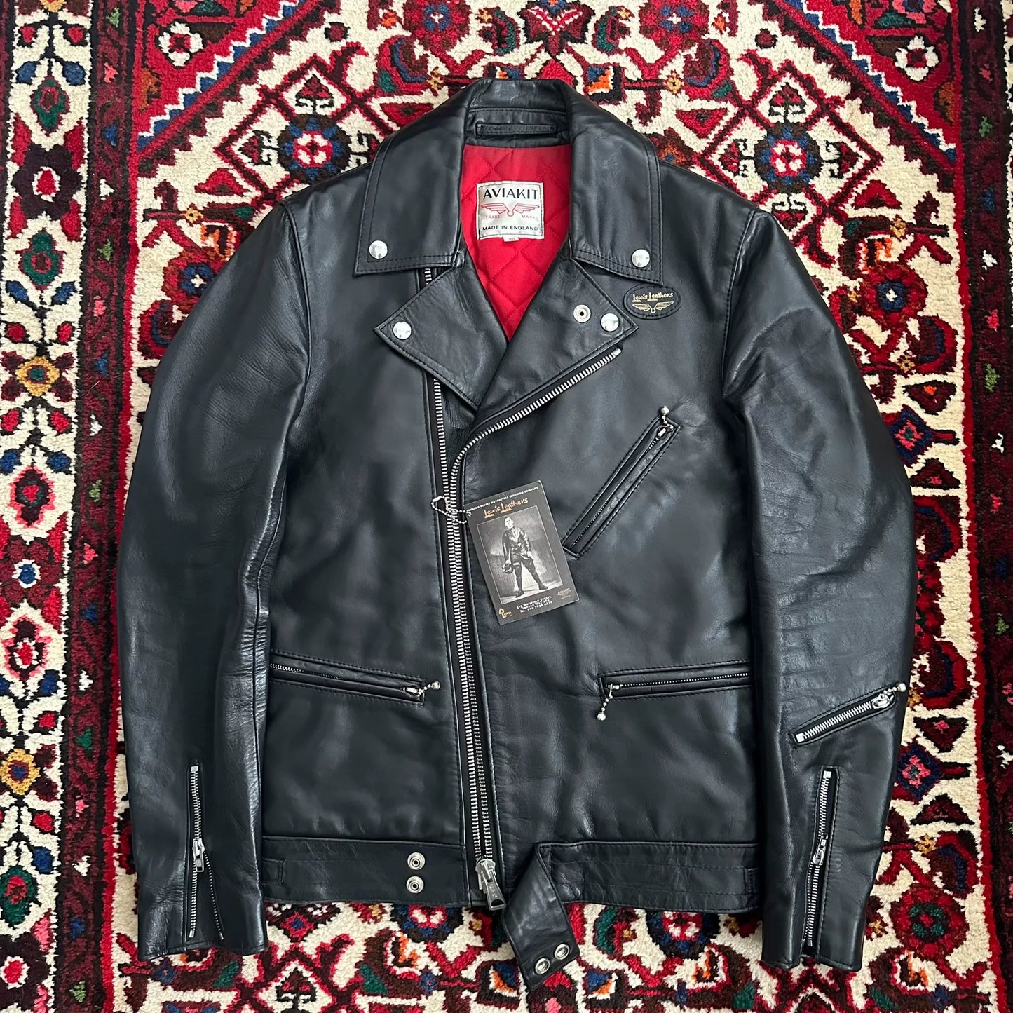 lewis leathers classic black leather jacket