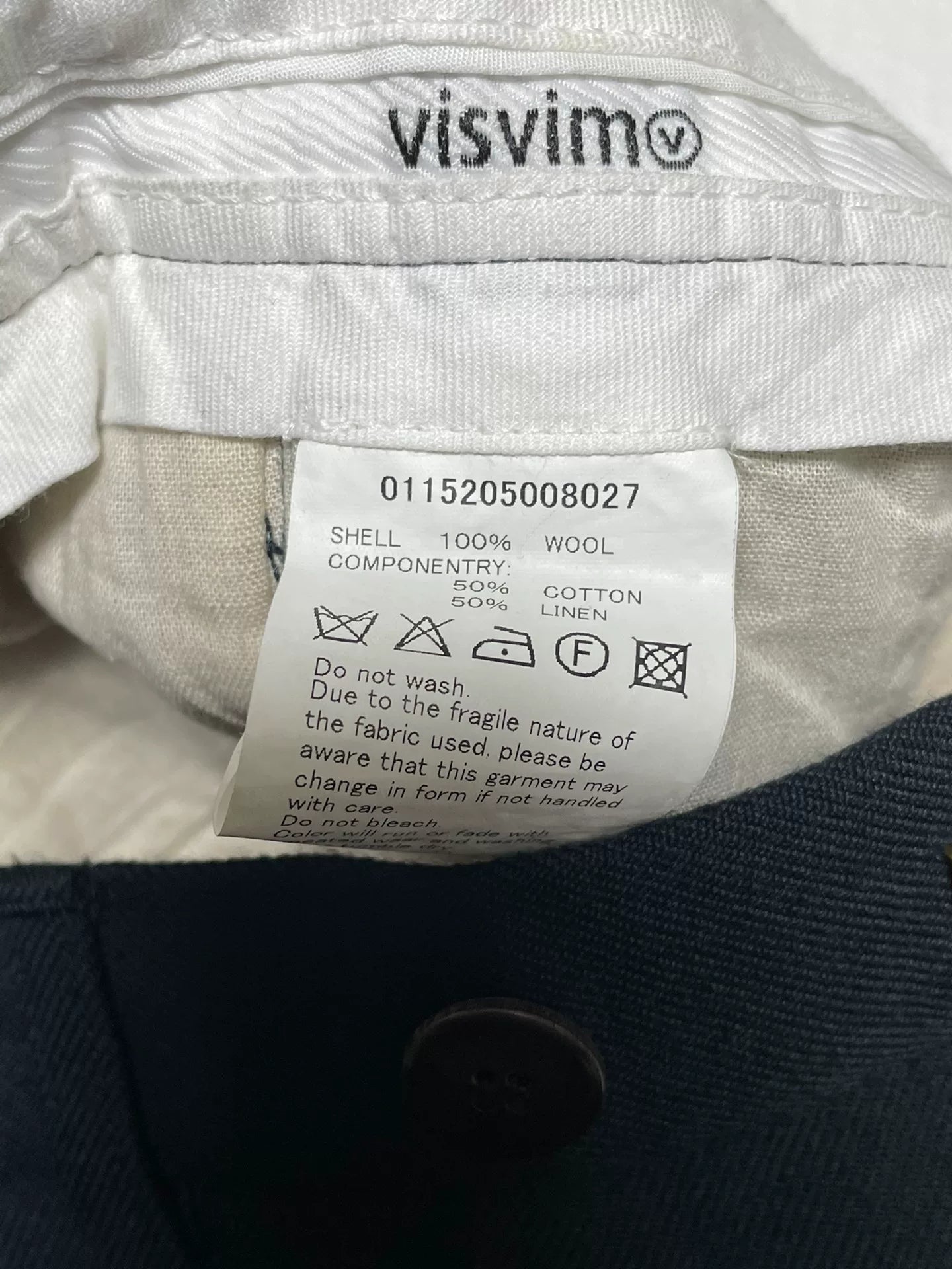 visvim high-water wool casual pants