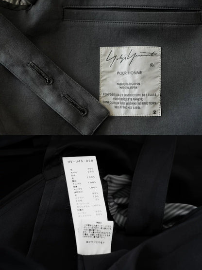 Yohji Yamamoto Dual-Face Coat