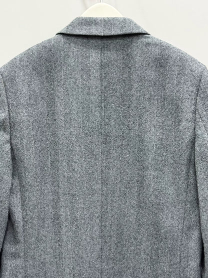 Saint Laurent Wool Blazer Size 46 Second Hand