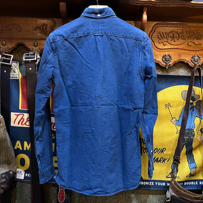 RRL Blue Dye Button-Up Shirt