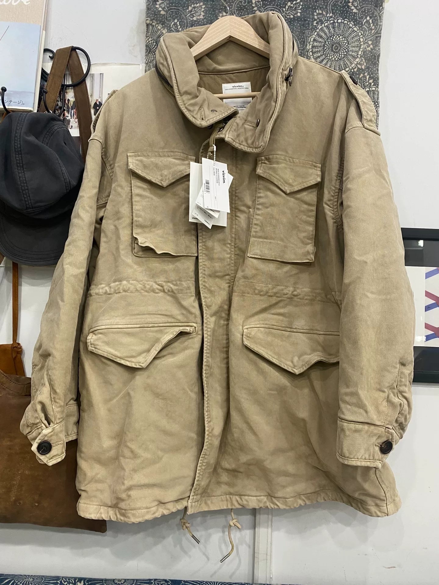 visvim bickle G.cords parka m65 jacket