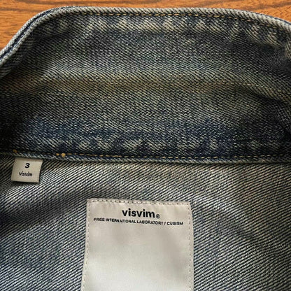 Visvim 16AW Chore Damaged Denim Jacket