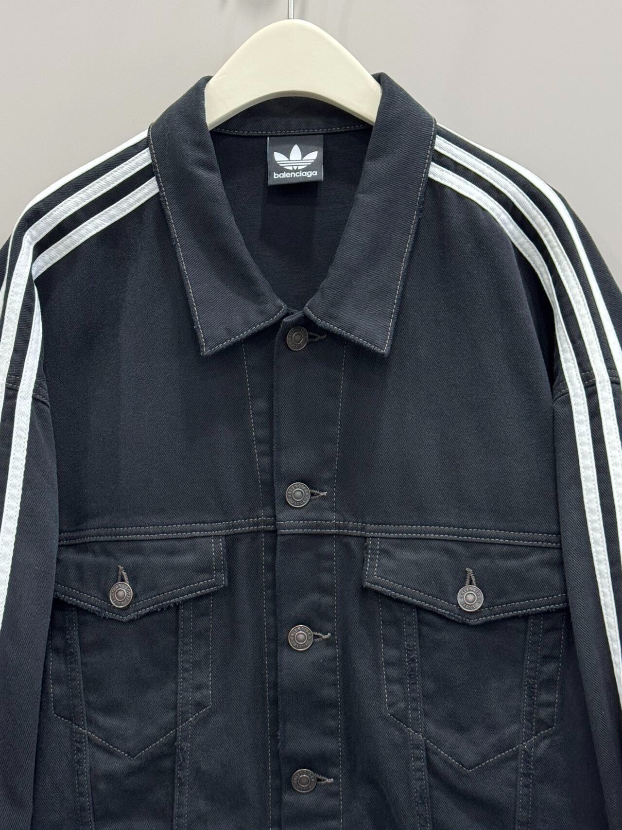 balenciaga adidas denim jacket size 2