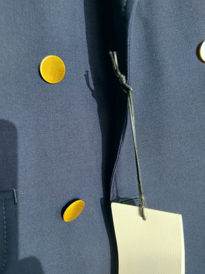 Gucci Double Breasted Blazer Navy Blue