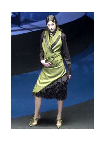 Alexander McQueen 2001aw Black Vest