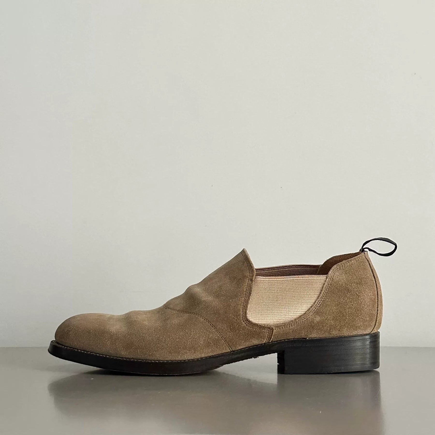 Old Joe Side-Gore Leather Sandals
