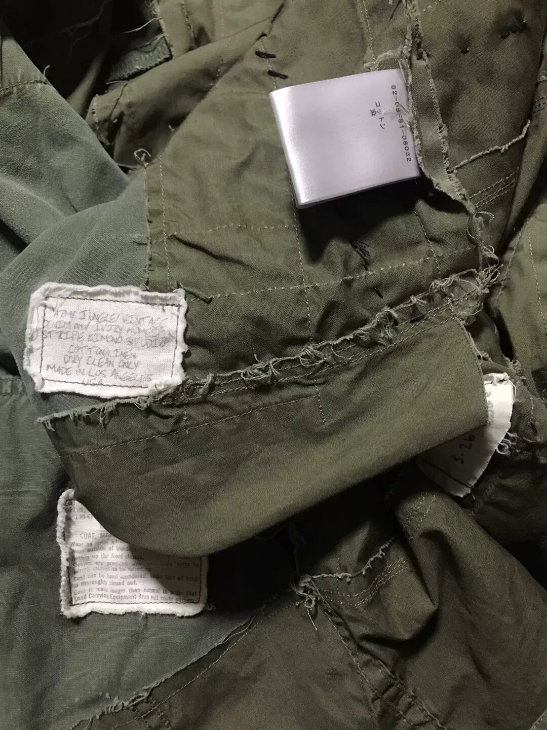 Greg Lauren Military-Inspired Patchwork Jacket