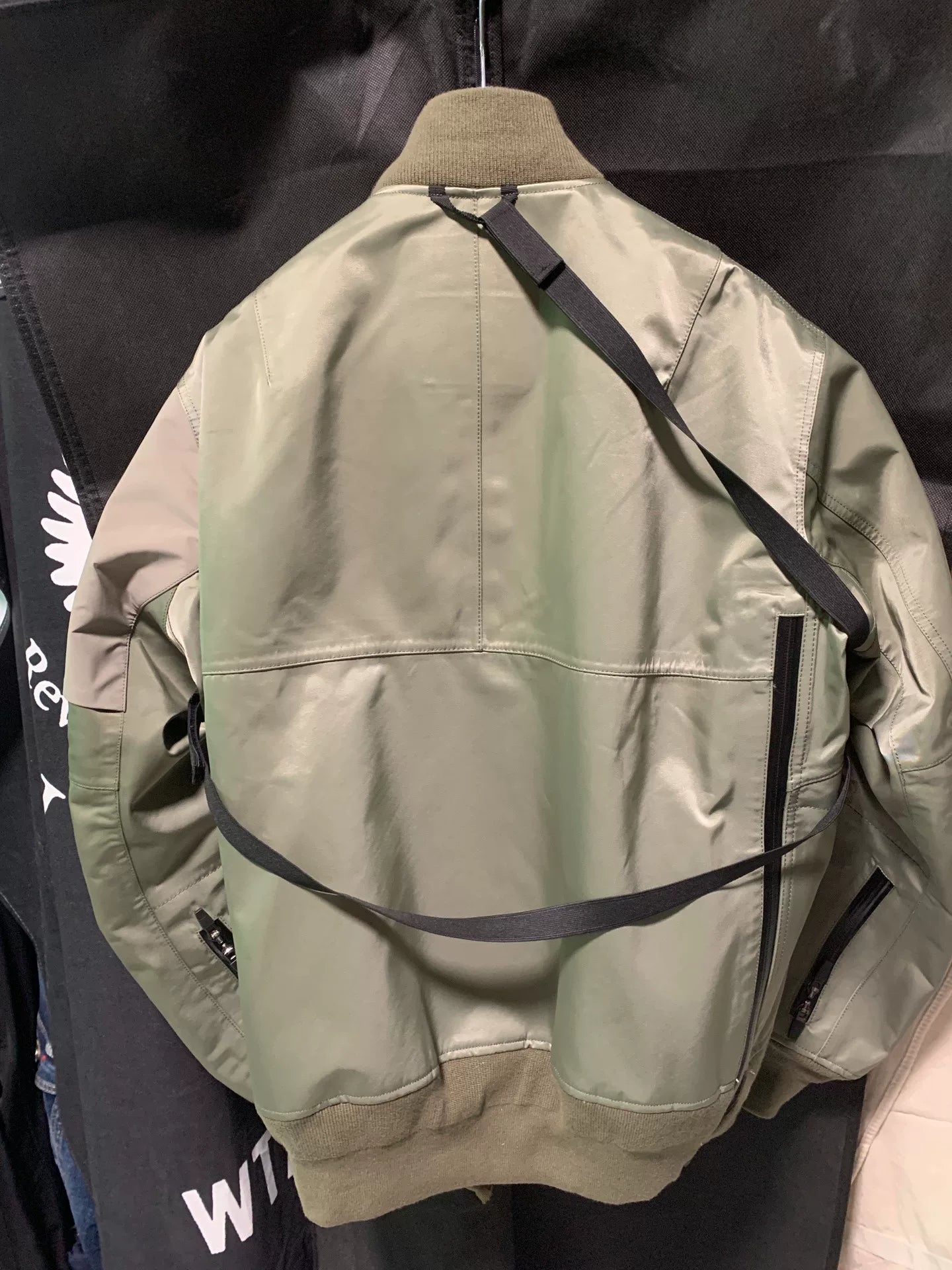 sacai acronym collaborative ma1 functional jacket