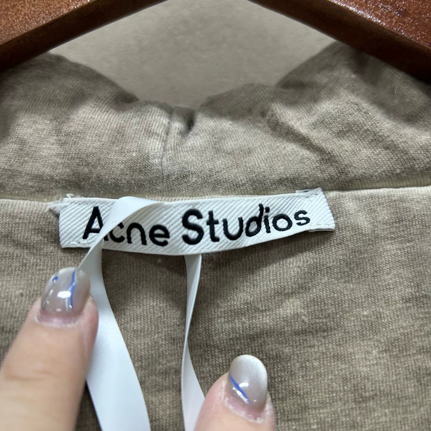 acne studios oversized cotton hoodie