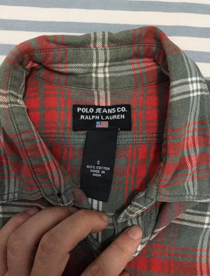RRL Ralph Lauren Vintage Western Plaid Shirt