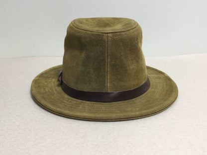 RRL Brown Leather Cap