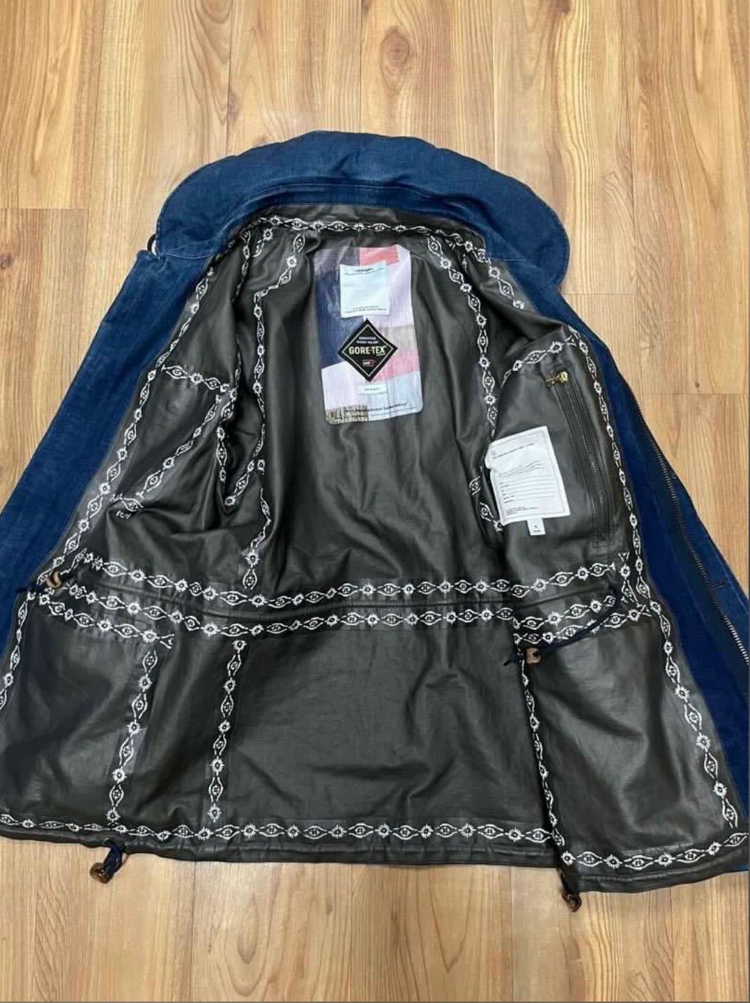 Visvim GORE-TEX PFD Blue Denim Jacket