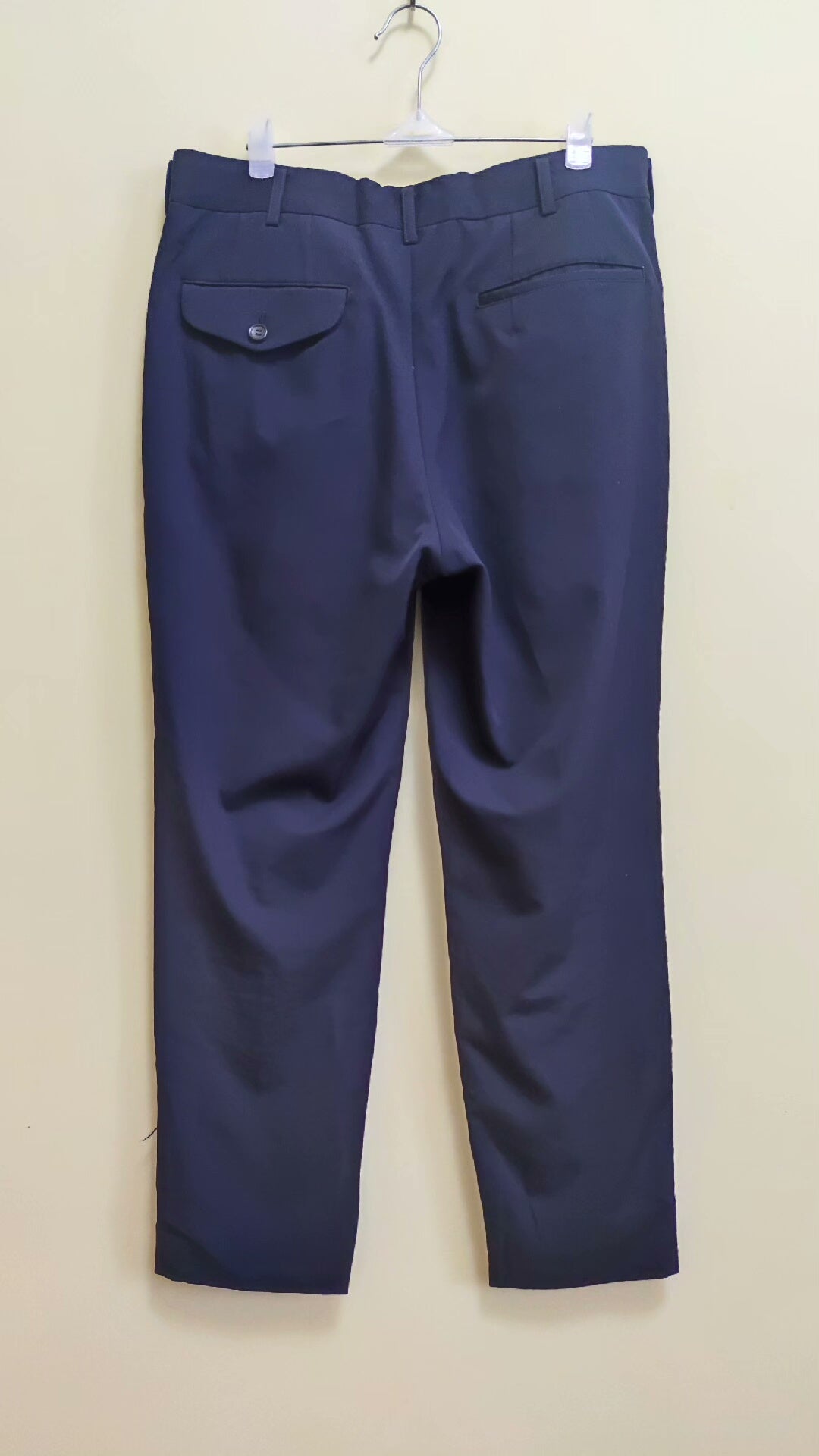 Deconstructed Black Casual Trousers