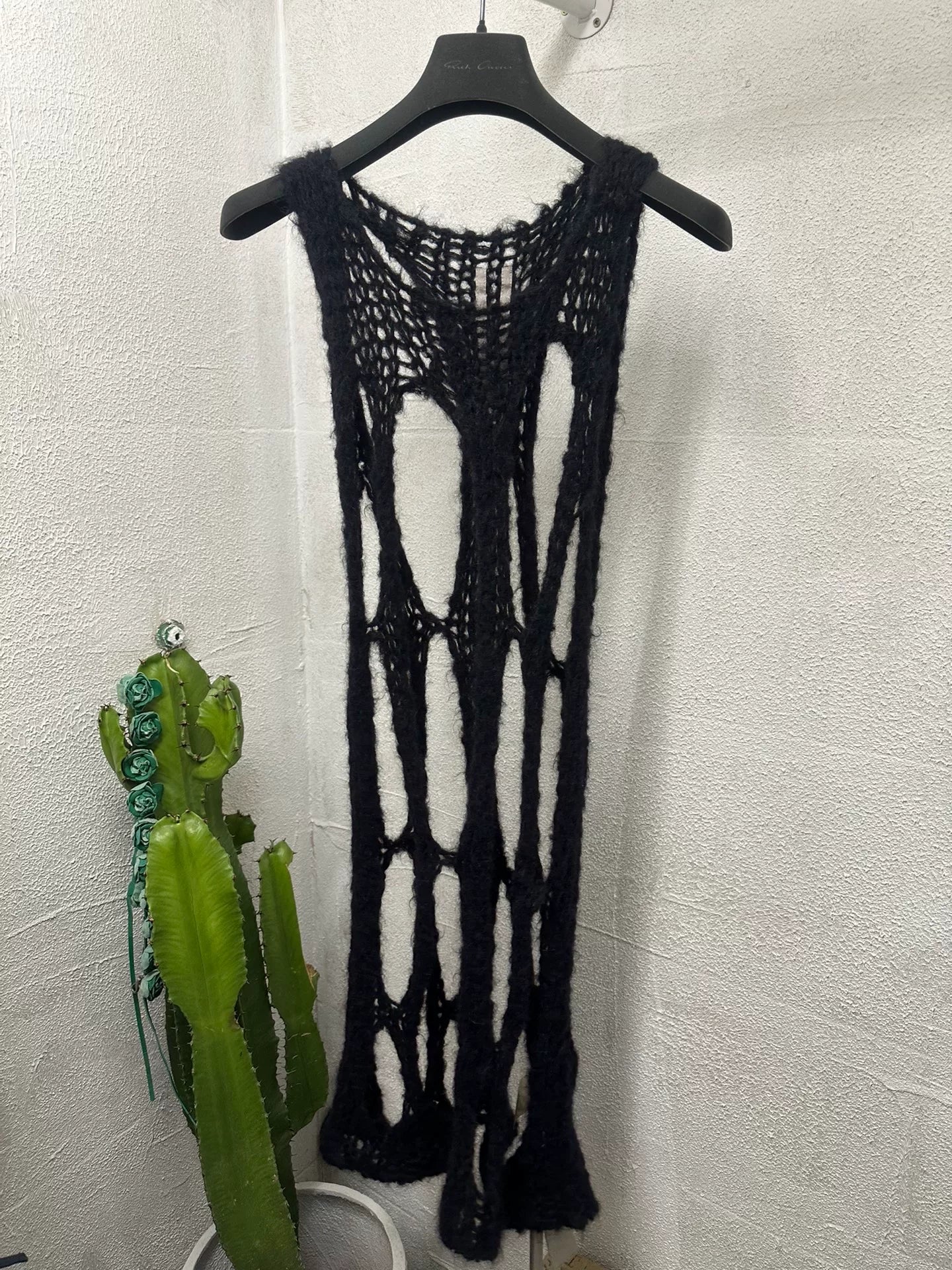 Rick Owens Cut-Out Sweater Vest Runway