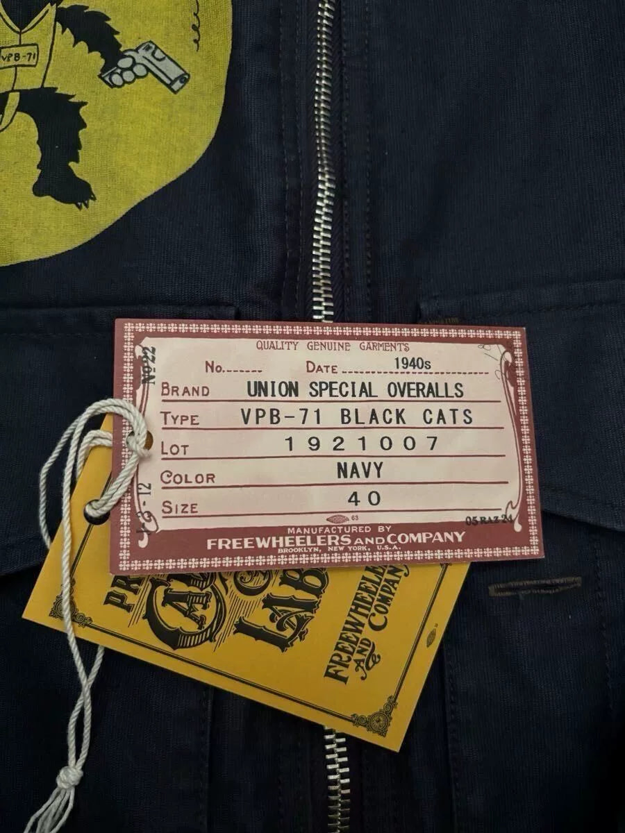 Black U.S. Navy Black Cats Jacket