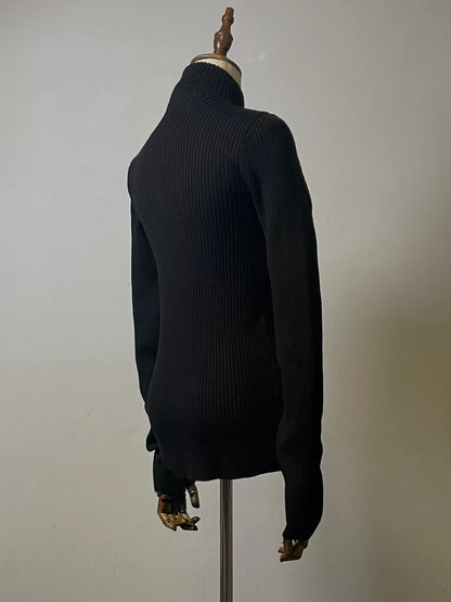 dirk bikkembergs high-neck wool sweater