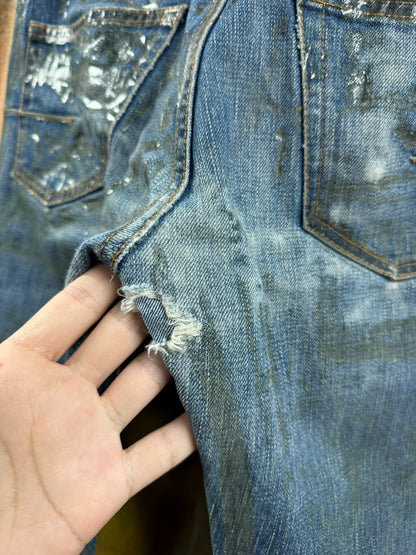 Dior Homme Waxed Denim Pants