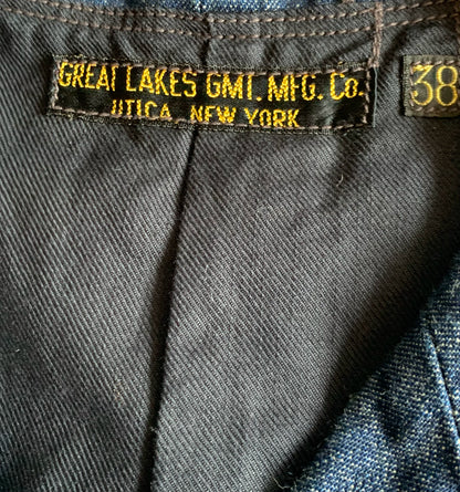 blue denim work vest for versatile styling