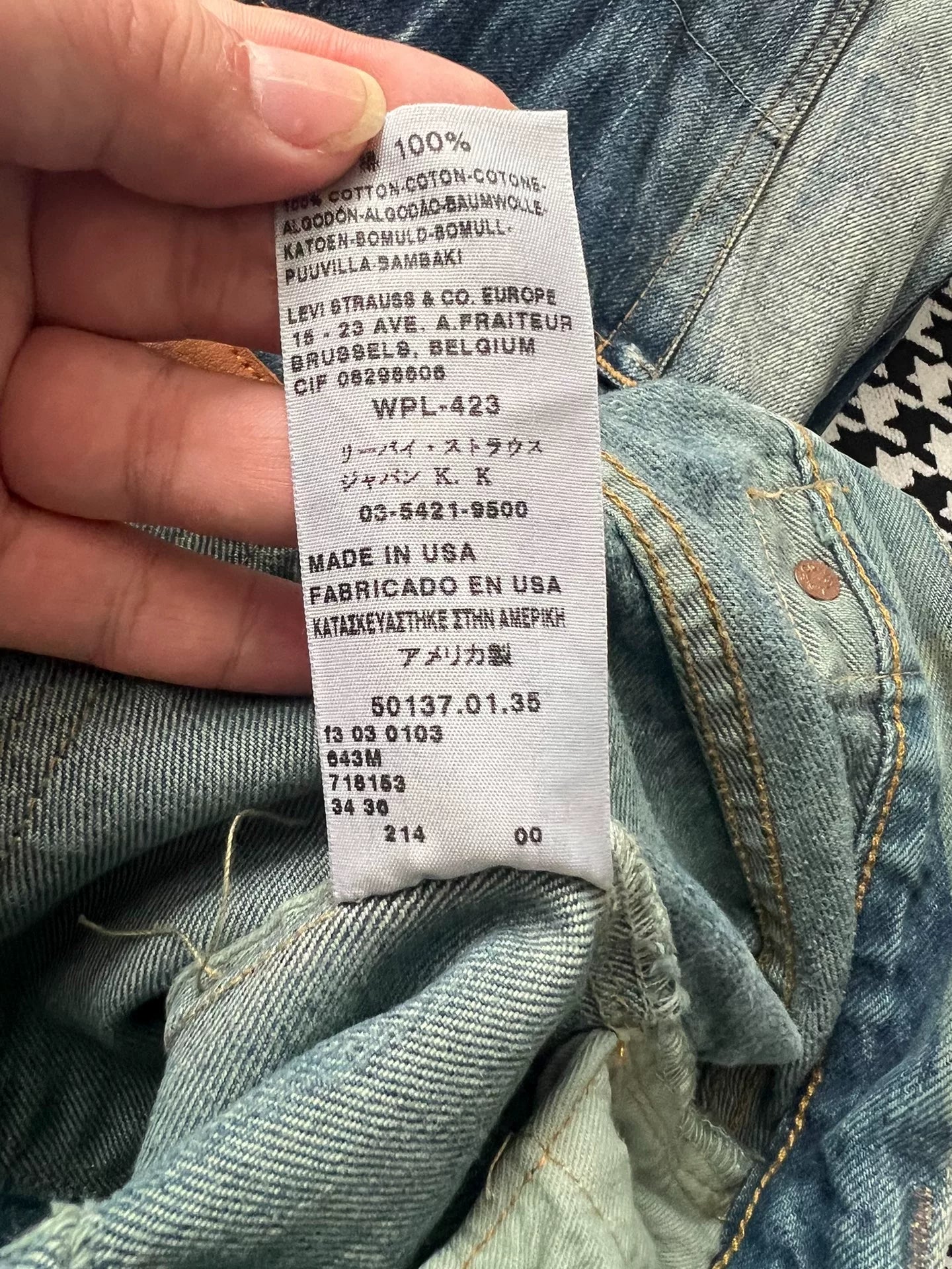 Levi's Vintage Clothing Blue Jeans