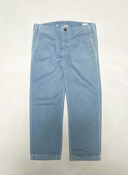 visvim high water natural dye casual pants