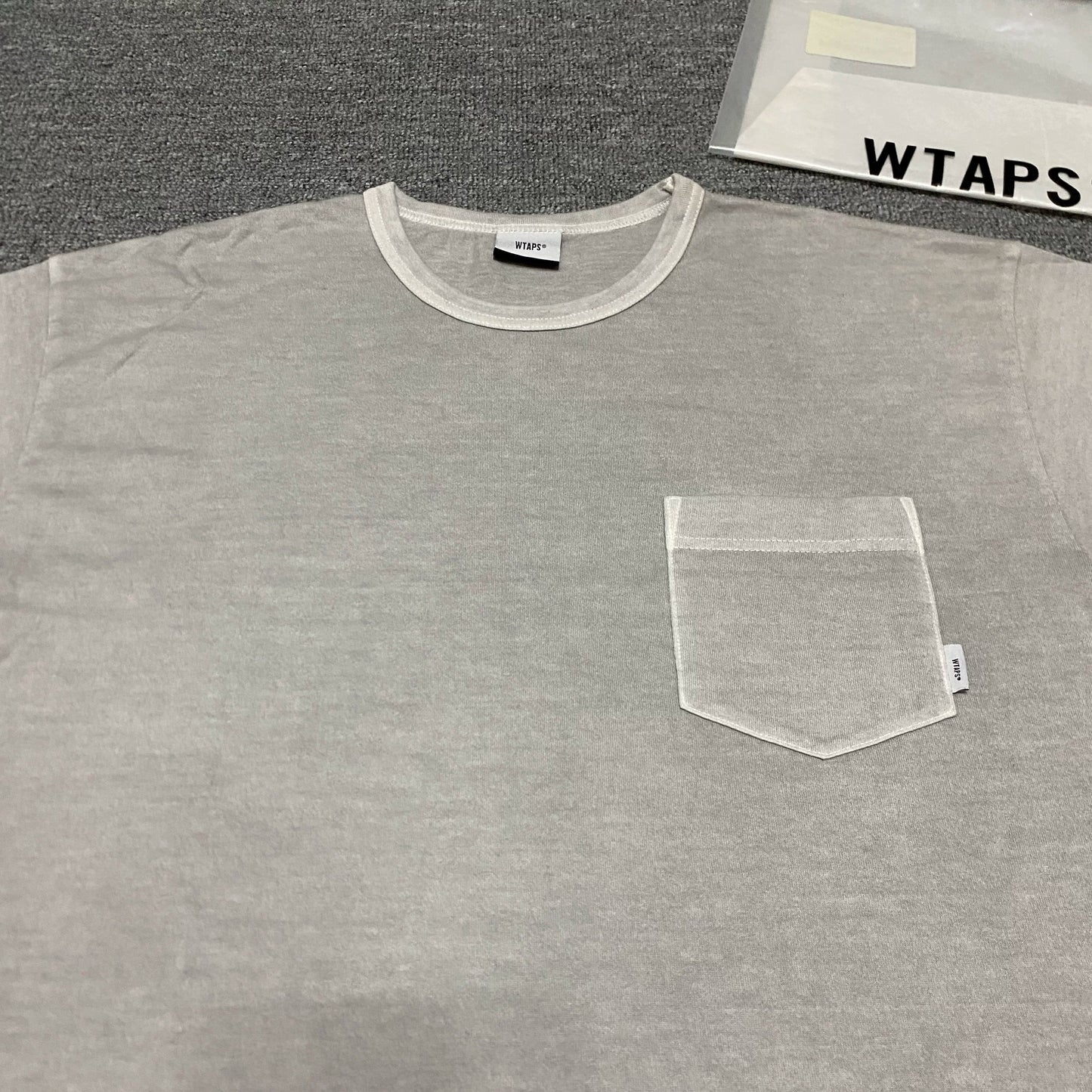 WTAPS 20SS BLANK Washed Pocket Tee