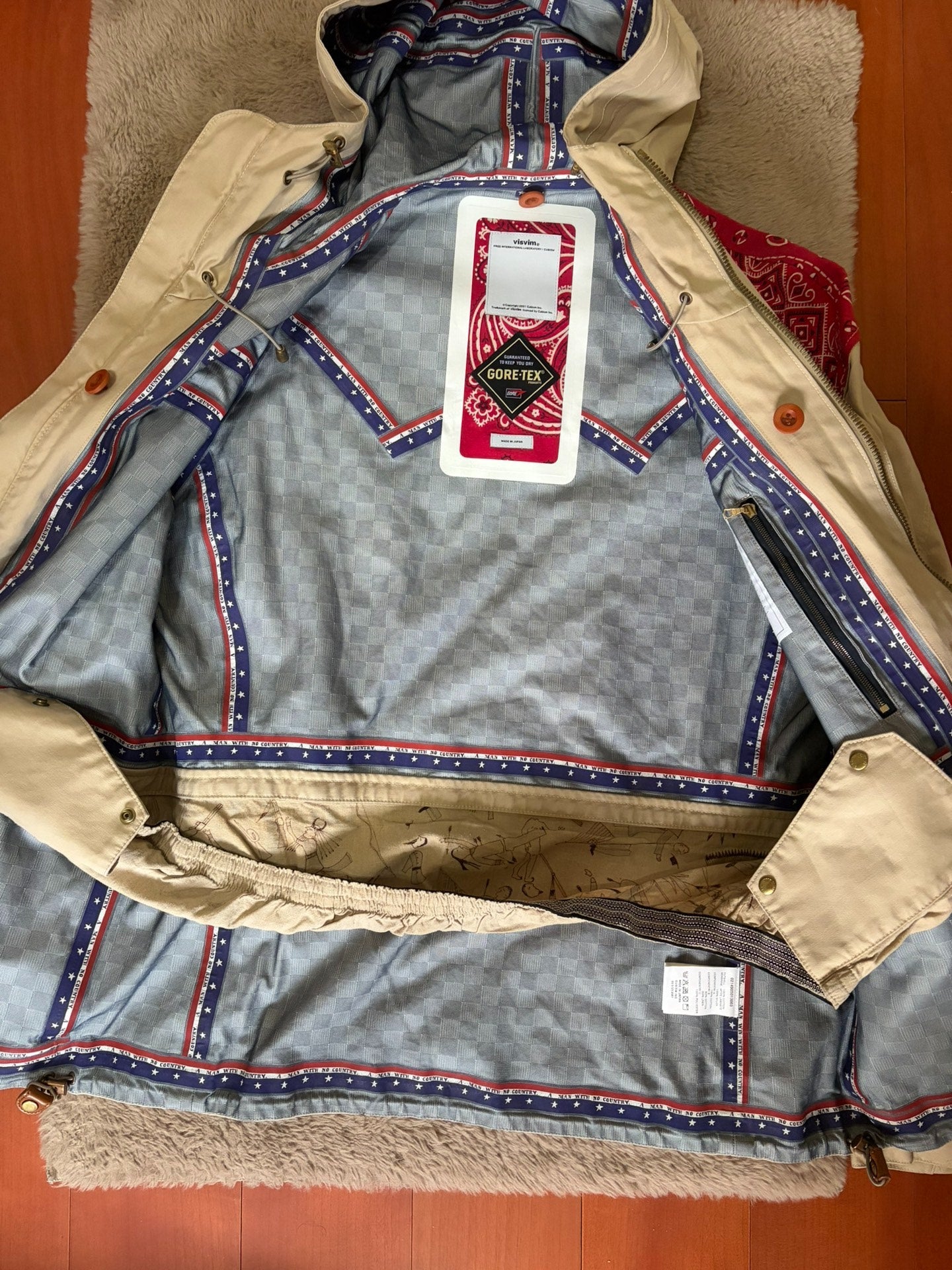 VISVIM 14 ICT OGLALA PARKA 3L GORE-TEX