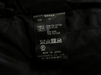 nanga x wacko maria down jacket size m