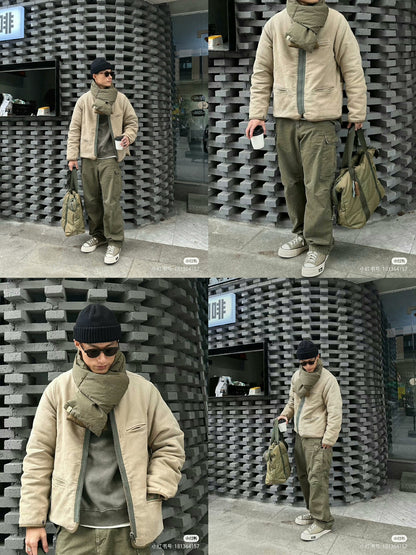 visvim contrary dept liner jacket in olive