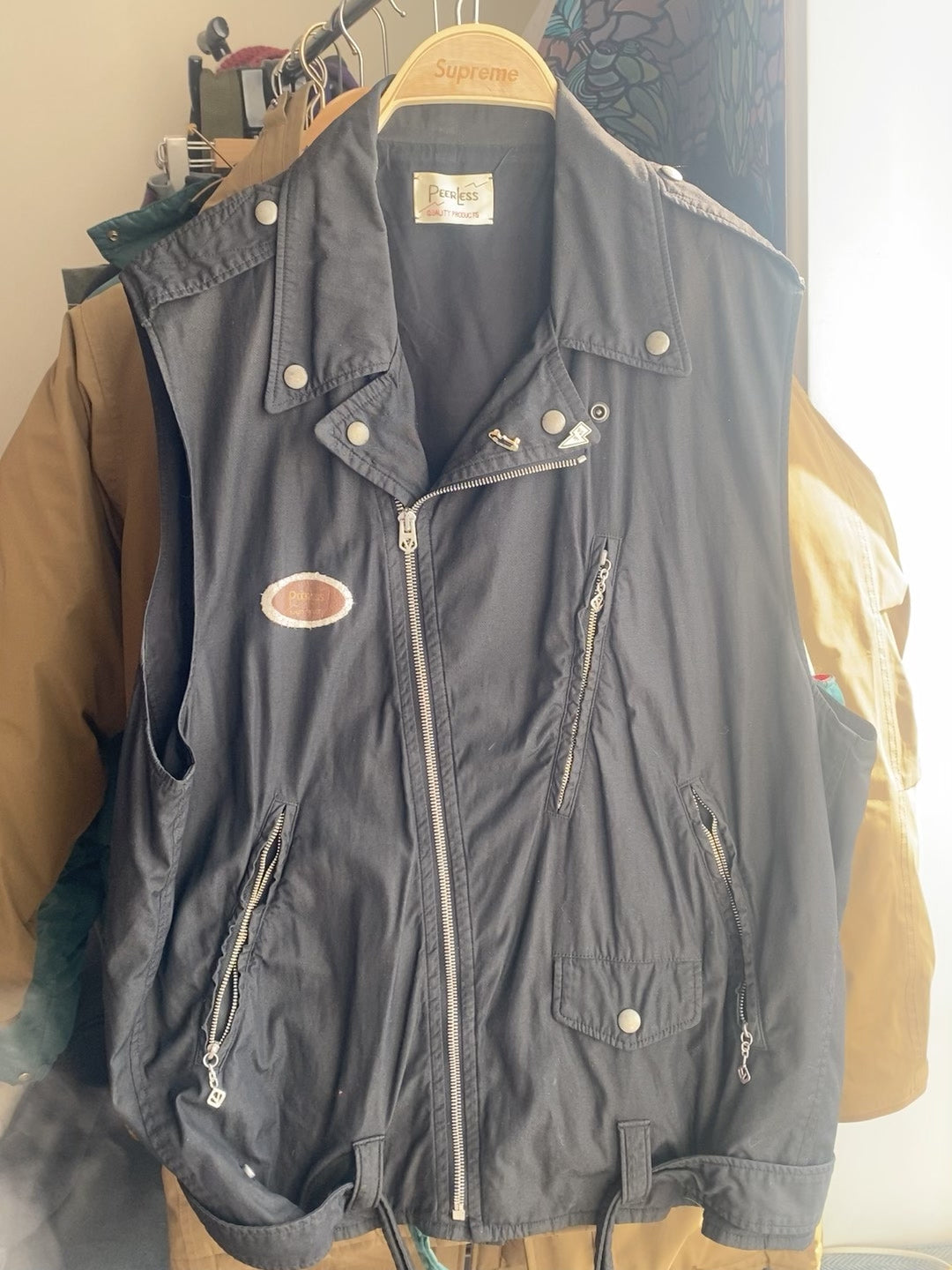 visvim strabler dark gray vest