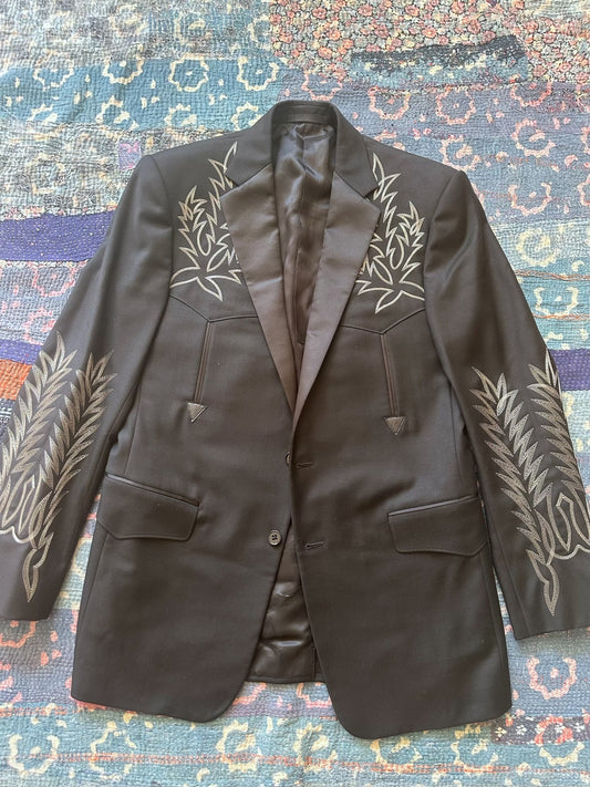 ralph lauren embroidered western jacket