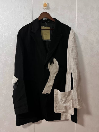 Yohji Yamamoto Graphic Print Jacket