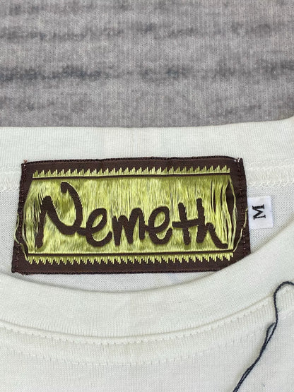 black and white rope knot long sleeve tee