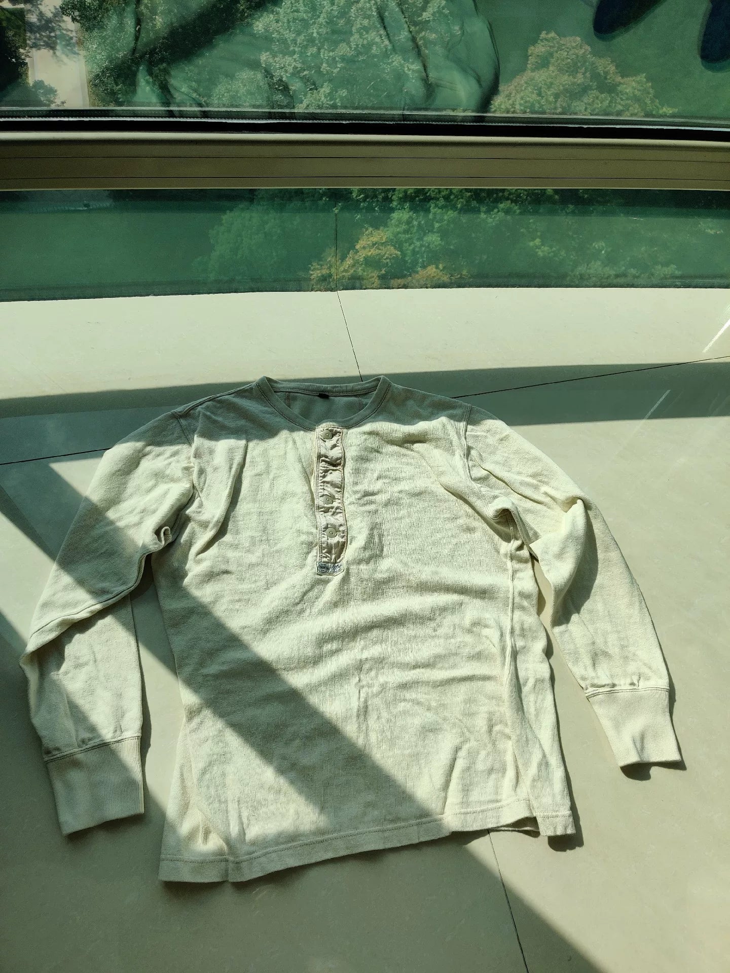 bootleggers henley long sleeve shirt