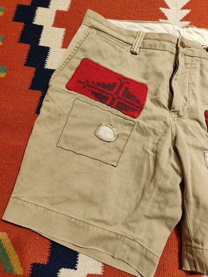 Ralph Lauren Khaki Vintage Southwest Shorts