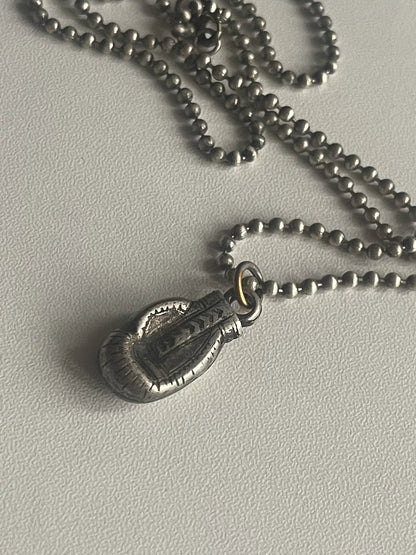 Maison Martin Margiela Boxing Glove Silver Necklace