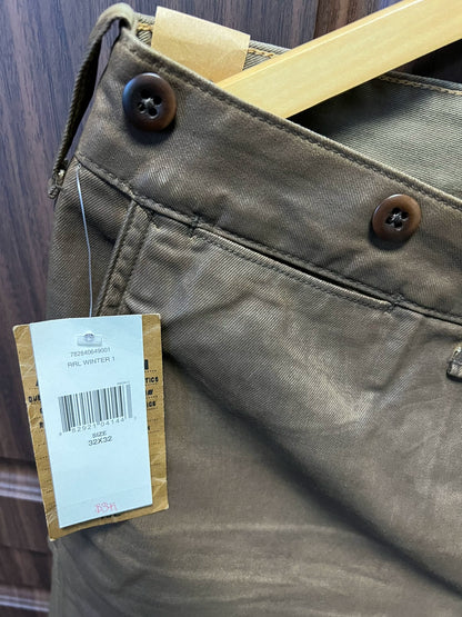 RRL Oil Wax Military Long Pants Denim Jeans