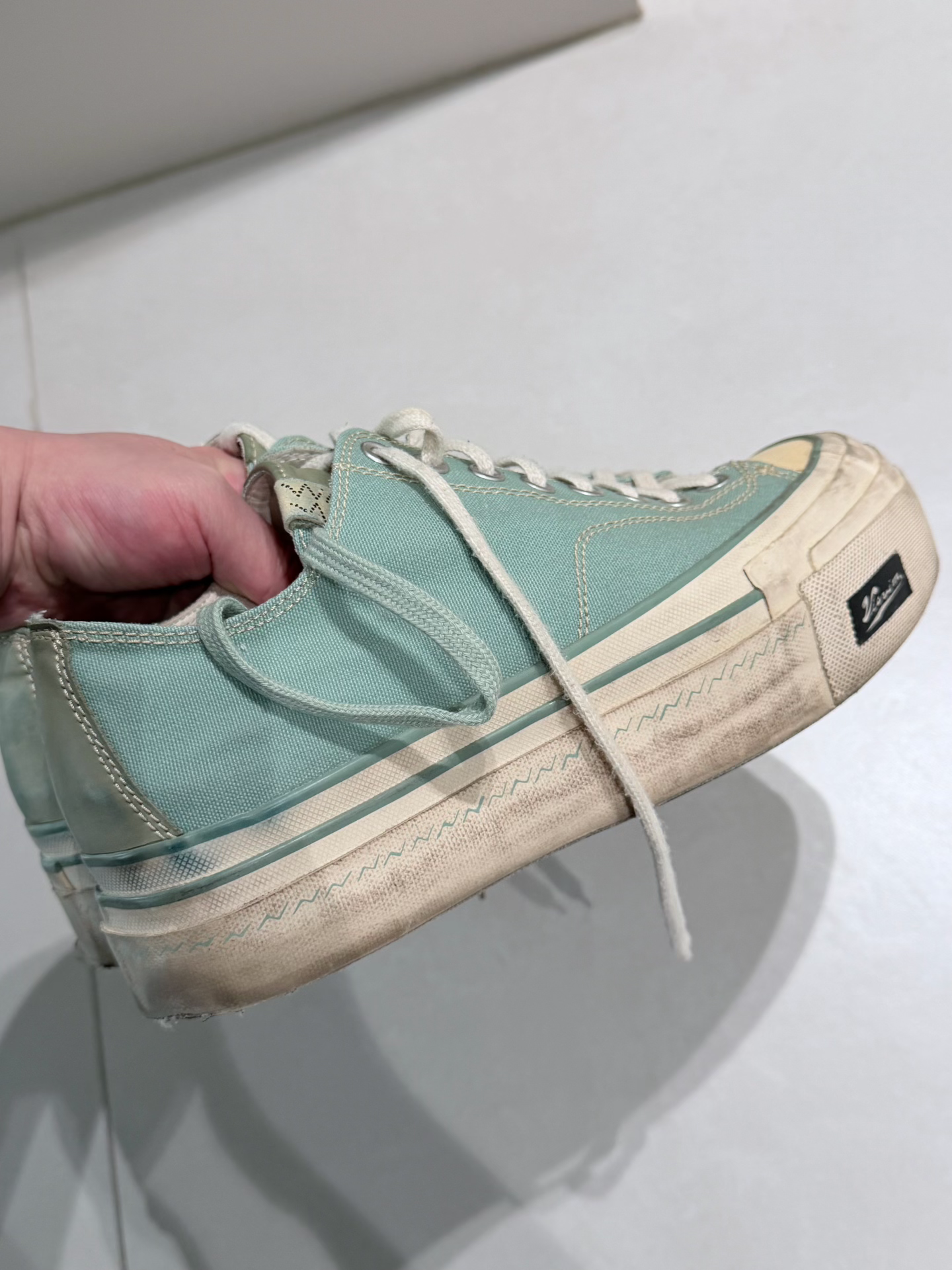 Authentic Visvim Platform Canvas Shoes