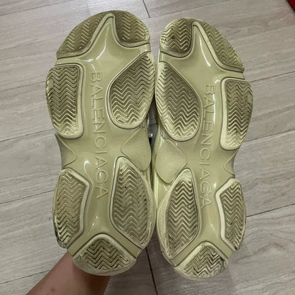 Balenciaga Triple S Sneakers White Brown