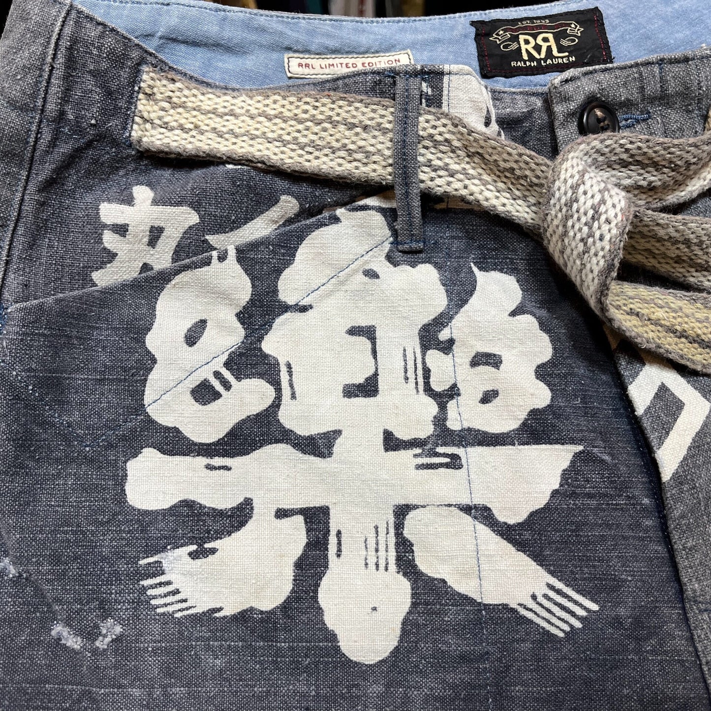 RRL Limited Patchwork Shorts