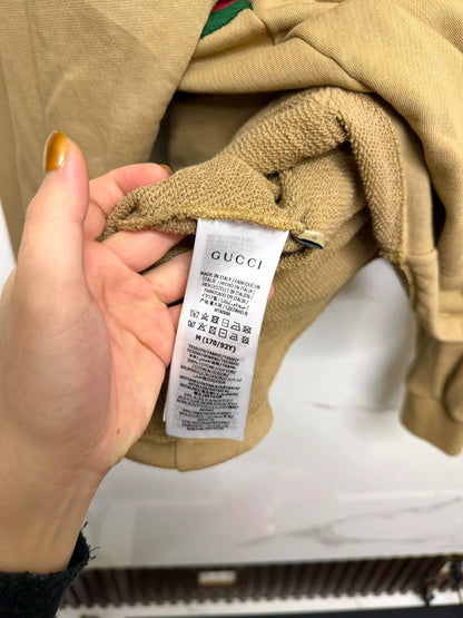 Gucci Khaki Half-Zip Hoodie