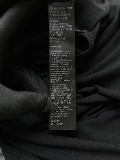 balenciaga black gray long sleeve shirt