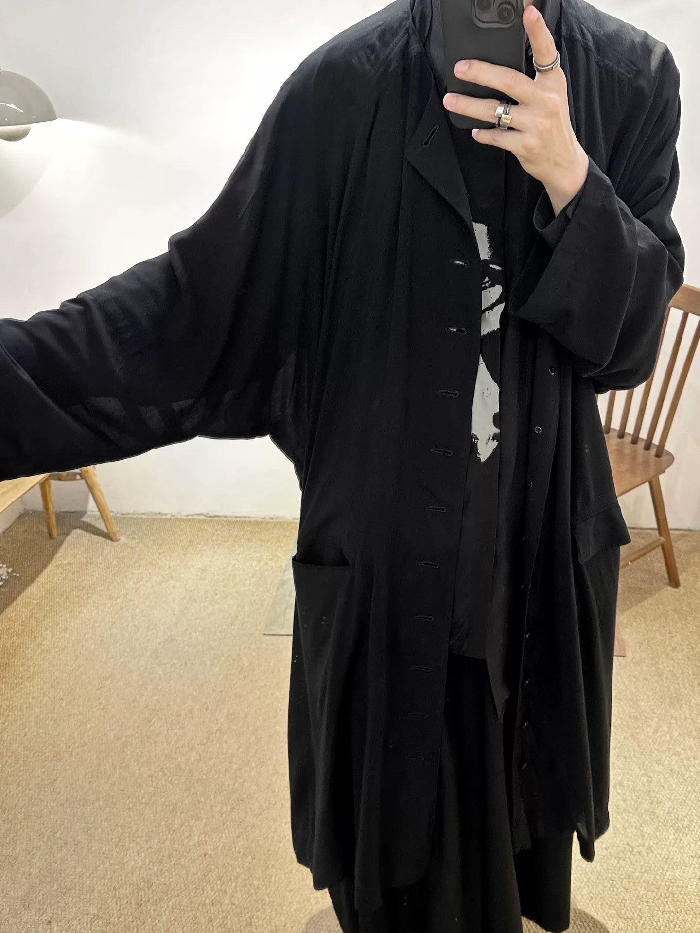 Yohji Yamamoto Pour Homme S/S 2018 Monk Shirt