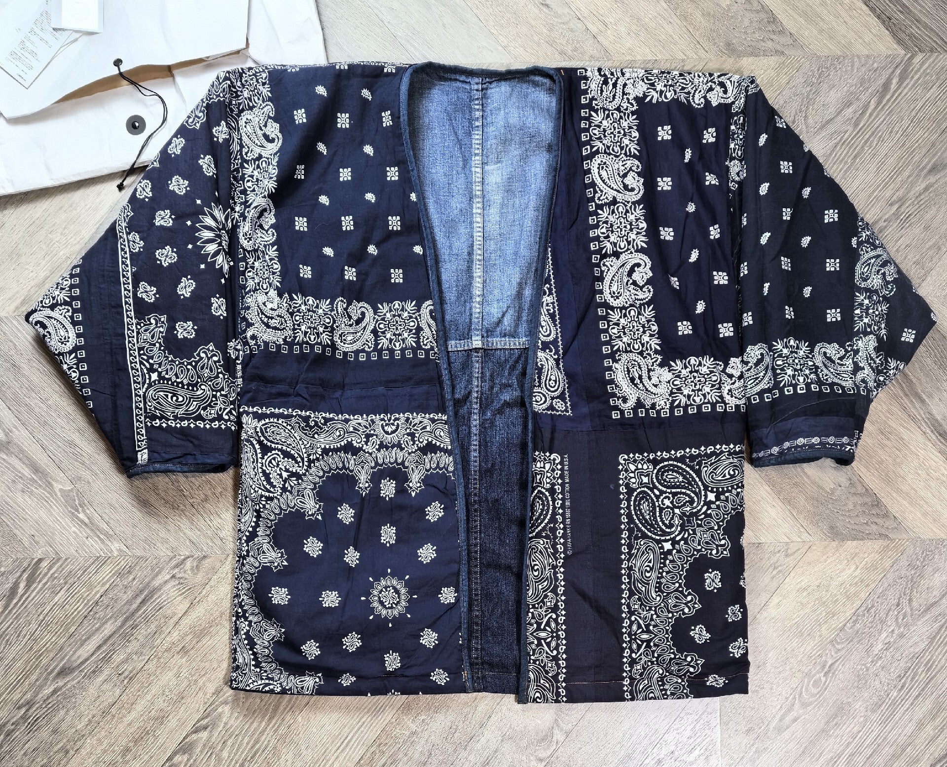 visvim kimono coat with reversible design
