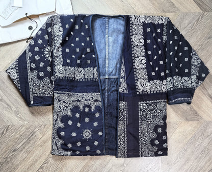 visvim kimono coat with reversible design