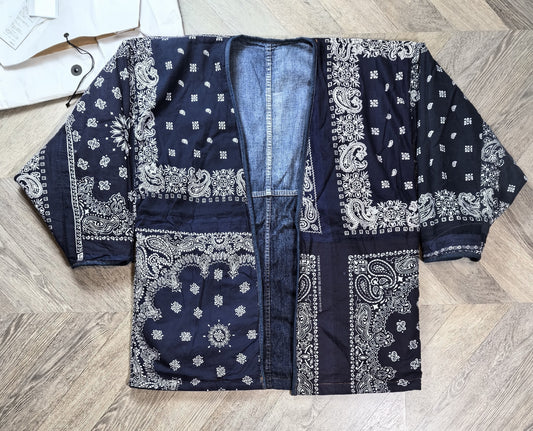 visvim kimono coat with reversible design