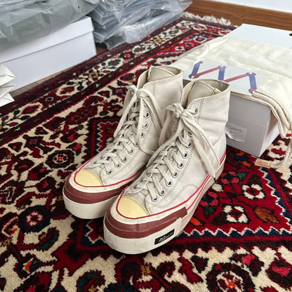 visvim skagway hi canvas shoes size 8