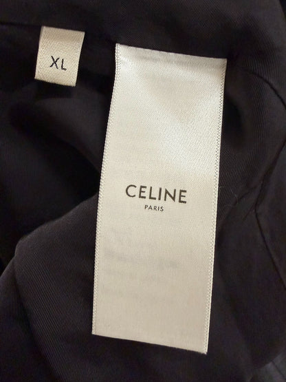 Celine Black Teddy Jacket Unisex XL
